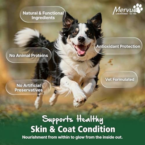 Mervue Skin and Coat Supplement for Dogs in Gel (14 Day Supply)