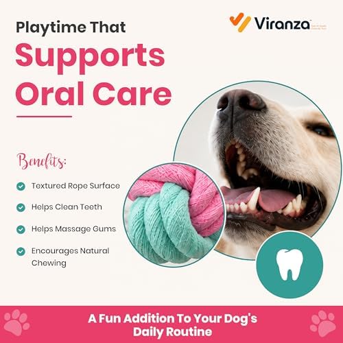 5 Pack Puppy Teething Toys for Aggressive Chewers Dog Rope Toy for Training