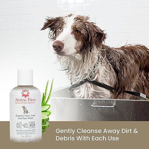 Organic Dog Wash – Cleansing Scrub, Washes for Canine Ears, Face, Coat and Paws – Conditioning, Moisturizing – Toxin Free, Healthy Ingredients – Grooming, Scented Scrubs – 7 to 13.5 Oz.