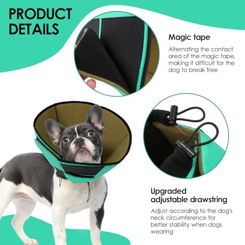 Soft Dog Cone for Large Dogs, Cone for Dog to Stop Licking