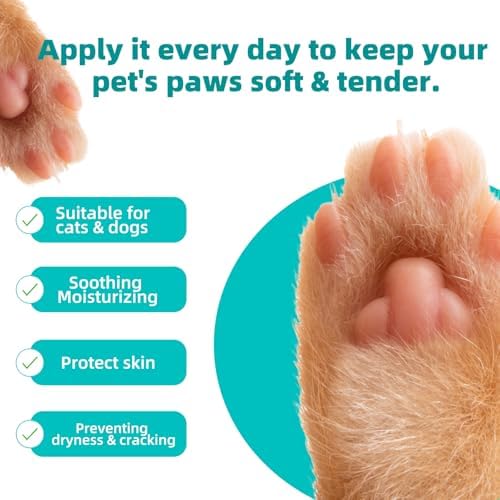 MEDUWEDU 2-Pack Dog Paw Balm - 60g Natural Paw Cream for Dogs & Cats | Beeswax, Coconut Oil, Vitamin E | Lick-Safe Paw Pad Balm for Hot Pavement, Dry & Cracked Paws