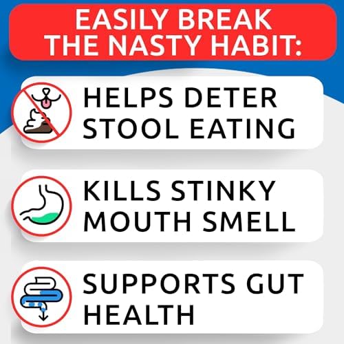 BARK&SPARK NO Poo Treats - Prevent Dog Poop Eating - Coprophagia Treatment