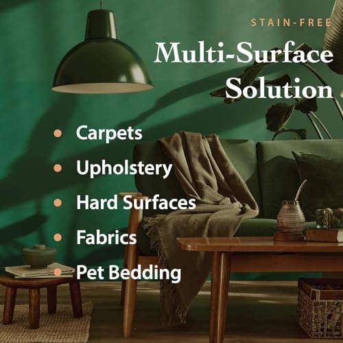 The Ecology Works- Plant-Based Dog & Cat Allergy Spray, Dander Remover & Dust Mite Waste Reducer for Relief from Allergies - Cleans Home, Bedding & Furniture Naturally, Fragrance-Free