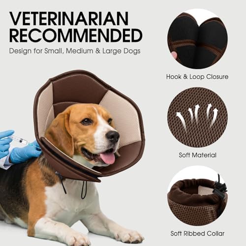 Dog Cones for Large Dogs Soft Dog Cone to Stop Licking