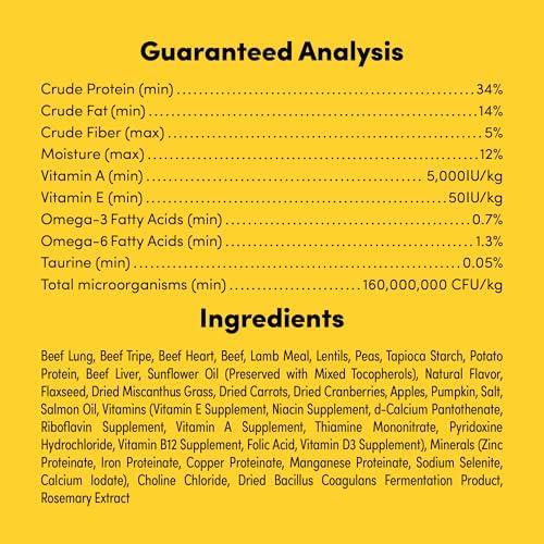 RawMix 50 Beef Freeze-Dried Dog Food, 2 lb