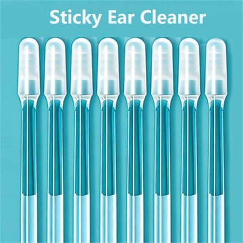 Sticky Ear Cleaner, Reusable Sticky Ear Cleaner Picks, Gentle Adhesive Ear Pick for Ear Wax Cleaning