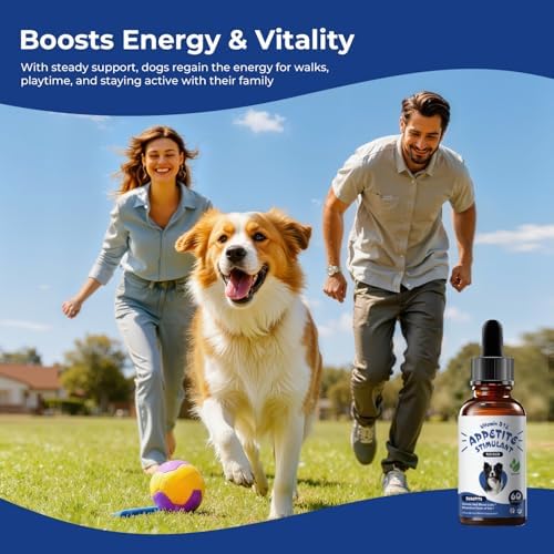 Appetite Stimulant for Dogs, Liquid Vitamin B12 & Methylcobalamin Drops