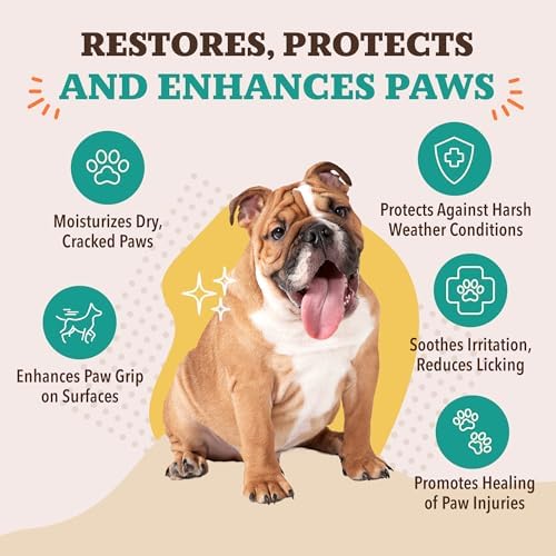 Natural Dog Company Paw Soother Balm Bundle, with 4 Travel Sticks (0.15 oz Each), Lotion, Moisturizes & Soothes Irritated Paws & Elbows, Protects from Cracks & Wounds, Lick-Safe, Made in USA
