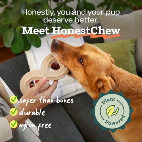 WOOF HonestChew Infinity Dog Chew Toy for Dogs Under 25 lbs