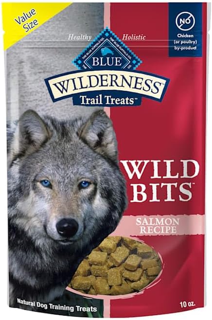 Blue Buffalo Wilderness Wild Bits Salmon Soft & Chewy Dog Treats, 10 oz