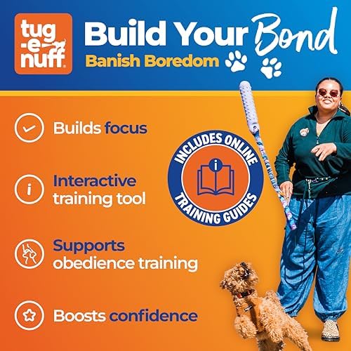 Tug-E-Nuff BOB 3-in-1 Dog Dummy (Green), Interactive Dog Tug Toys 27.5 in