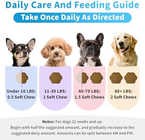 Calming Chews for Dogs - Advanced Calming Treats for Dogs Anxiety