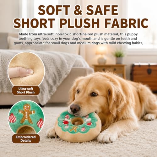 Pizza Dog Squeak Toy, 1 Pack (Yellow)