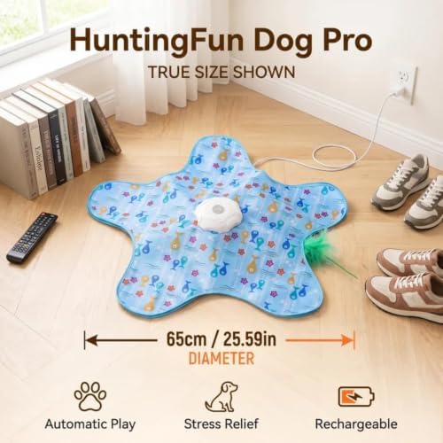 HuntingFun Dog Pro – Rechargeable Automatic Dog Toy, Interactive Toys for Indoor Cats (Style2)