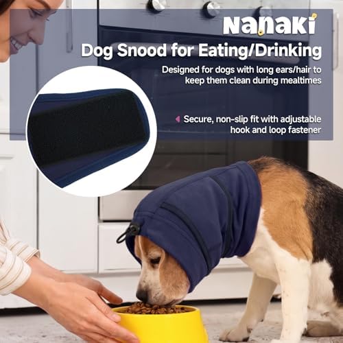 Nanaki Calming Hoodie Quiet for Fireworks,4th of July,Dog Ear Wrap Hematoma