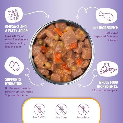 Health Extension Chunky Chicken Stew Grain-Free Wet Dog Food, 12.5 oz – Protein-Rich Recipe, Hydration Support, Ideal for All Breeds (Case of 12 Cans)