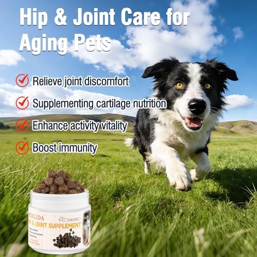 Hip & Joint Health Supplement for Dogs and Cats（150 Chews）,Contains Glucosamine, Plus Chondroitin and MSM, Supports Healthy Joints, for All Breeds and Sizes