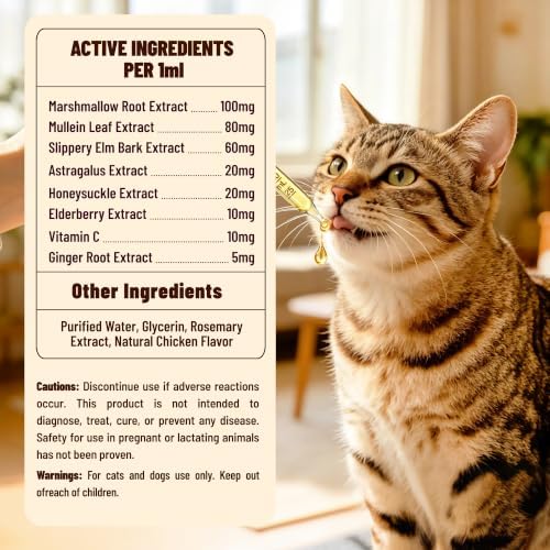 Kennel Cough Relief for Dogs & Cats - 2oz Herbal Drops
