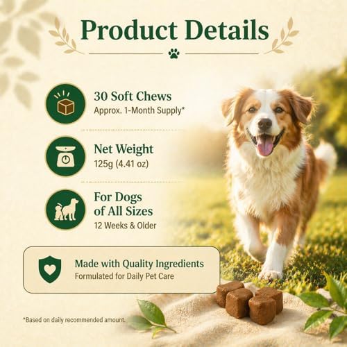 Weston Animal Co. Airway Support Soft Chews for Dogs, 30 Chews