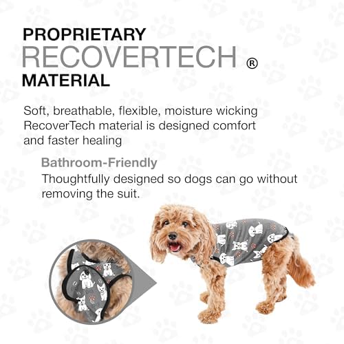 BellyGuard Dog Surgery Recovery Suit, Male Female After Spay Neuter Onesie