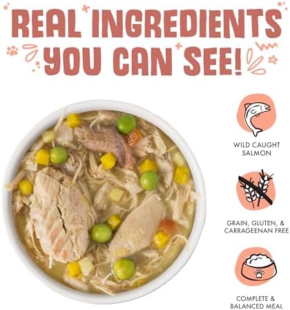 Weruva Classic Dog Food, Jammin' Salmon with Chicken & Salmon in Gravy, 14oz Can (Pack of 12)