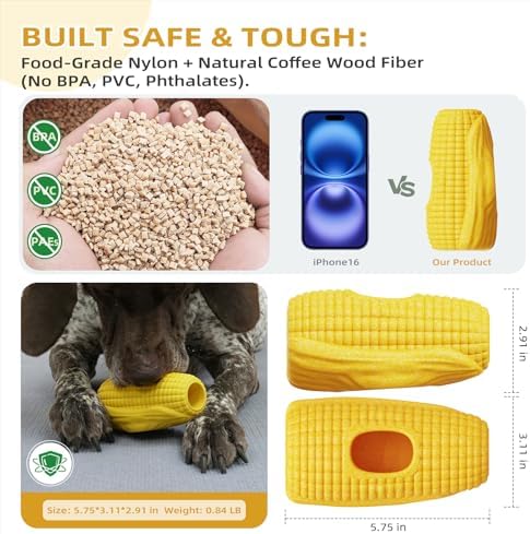 Multi-Functional Interactive Dog Toys for Aggressive Chewers, Indestructible Dog Toys for Medium/Large Breeds,Frozen Dog Treat Holder to Keep Them Busy,Reduces Anxiety(Pack of 1)