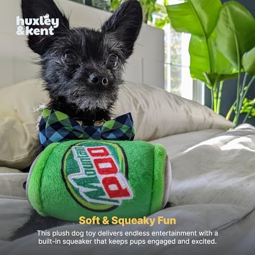 Huxley & Kent Power Plush Squeaky Dog Toy, Mountain Poo, Large