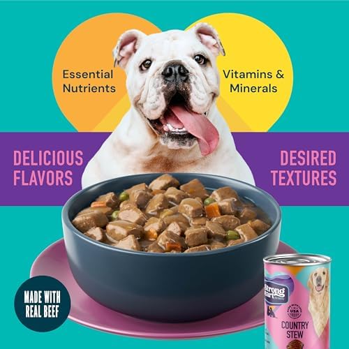 A Strong Heart Beef Stew Dog Food, Peas & Carrots, 13.2oz, 12pk