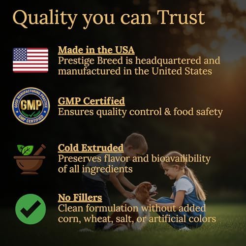 Cavalier King Charles Spaniel Multivitamins, 90 Count, Made in the USA with Real Bacon.