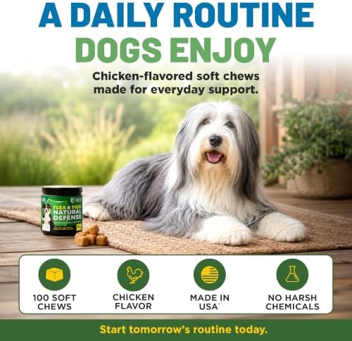 Guardian’s Choice Flea Chews for Dogs, Pet Flea Chewable, 100 Count