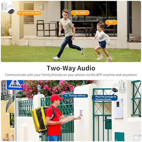 VSTARCAM 4G LTE Cellular Security Camera Wireless Outdoor, 3MP Solar Powered Security Cameras for Home with Color Night Vision, Human Detection, 360° View, 2-Way Audio, IP66, Cloud Storage (BG69-TZ)