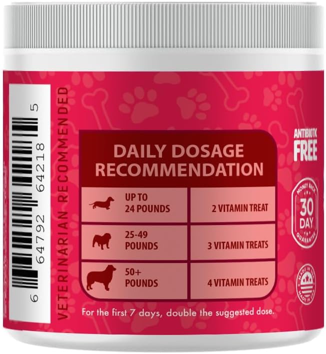 Peteyez Tear Stain Remover Vitamin Treats for Dogs - Support Eye Health & Reduce Itching & Tear Stain Buildup - 100% Natural Dog Treats w/Superfoods, Antioxidants & Nutrients - 8 oz (Beef)