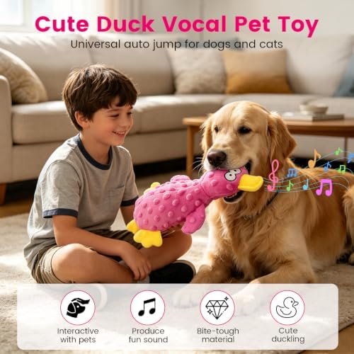 Indestructible Dog Toy for Aggressive Chewers, Puppy Teething Toys, Purple