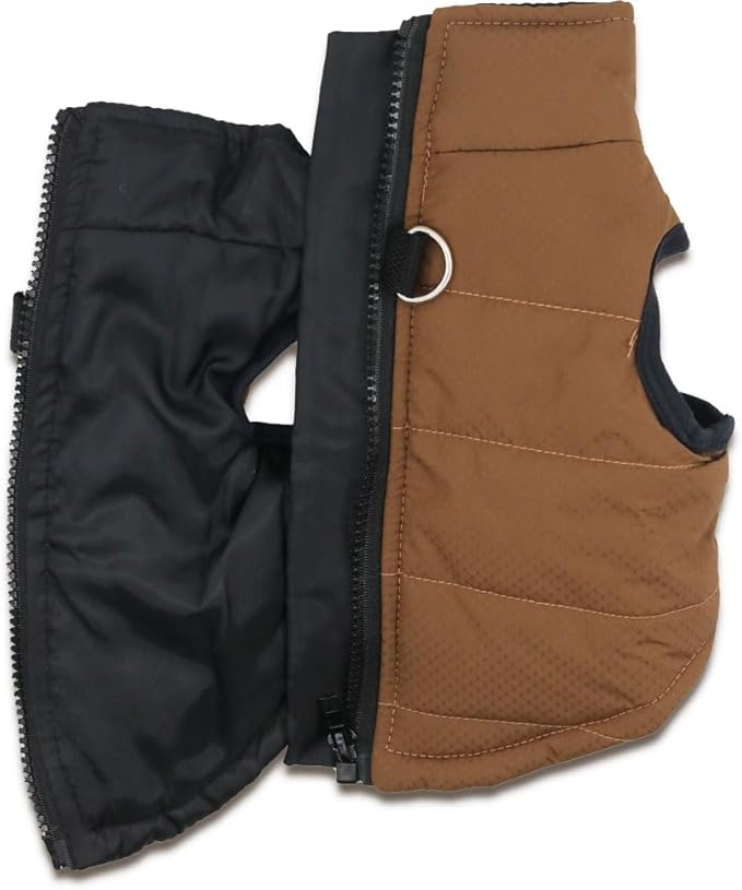 Dog Coats Warm Winter Dogs Jacket Pet Jackets Puppy Cold Weather Coat Pet Clothes for Small Dogs, Brown, Brown, X-Large