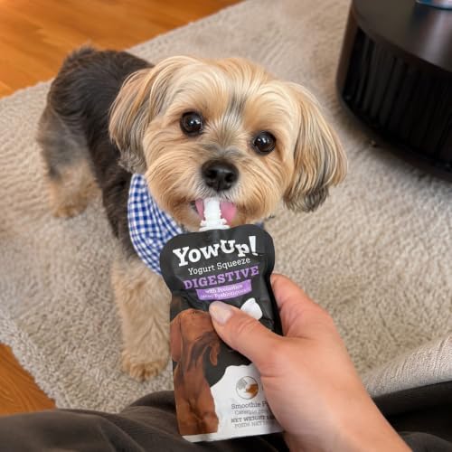YowUp Dog Yogurt Treat, Digestive with Prebiotics, 4 Pouches