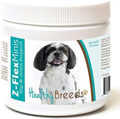 Healthy Breeds Shih-Poo Z-Flex Minis Hip and Joint Support Soft Chews 60 Count