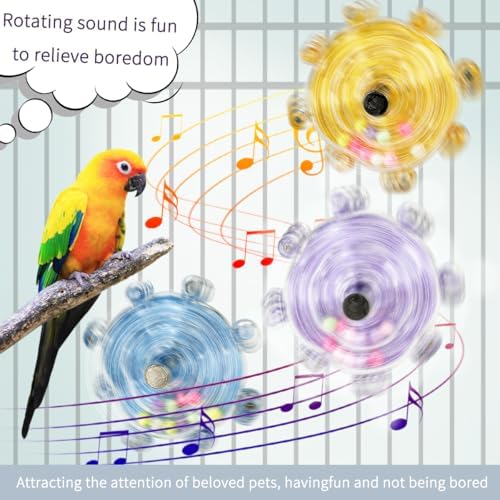 Budgie Toys, Parakeet Training Toy, Interactive Bird Educational Toy For Small Birds, Cockatiel Toys, Fun Parakeet toys, Lovebird toys, Quaker Parrot toys, Bird Toys For Conures, Sun Conure toys(Blue)