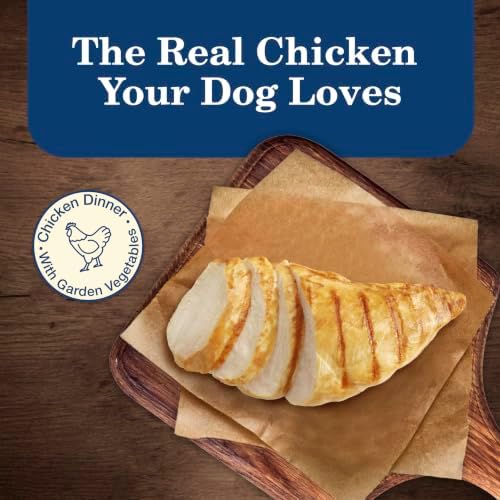 Blue Buffalo Homestyle Recipe Chicken Senior Wet Dog Food, 12.5 oz, 12 ct