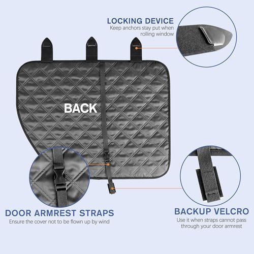 2-Pack Dog Car Door Protector for VW Volkswagen Tiguan MK2 2018-2022