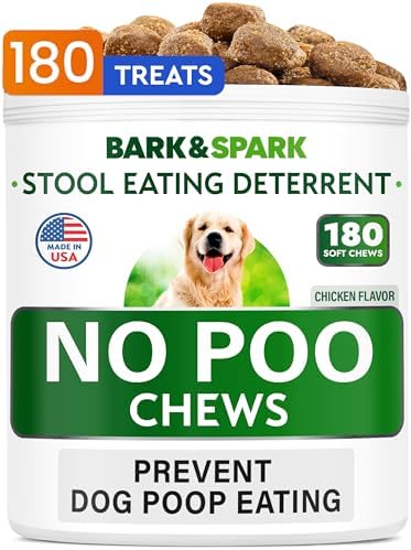 BARK&SPARK NO Poo Treats - Prevent Dog Poop Eating - Coprophagia Treatment