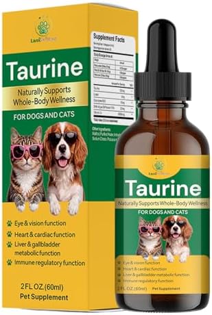 Taurine Eyesight Support Drops for Cats & Senior Cats, Vision & Heart & Eye