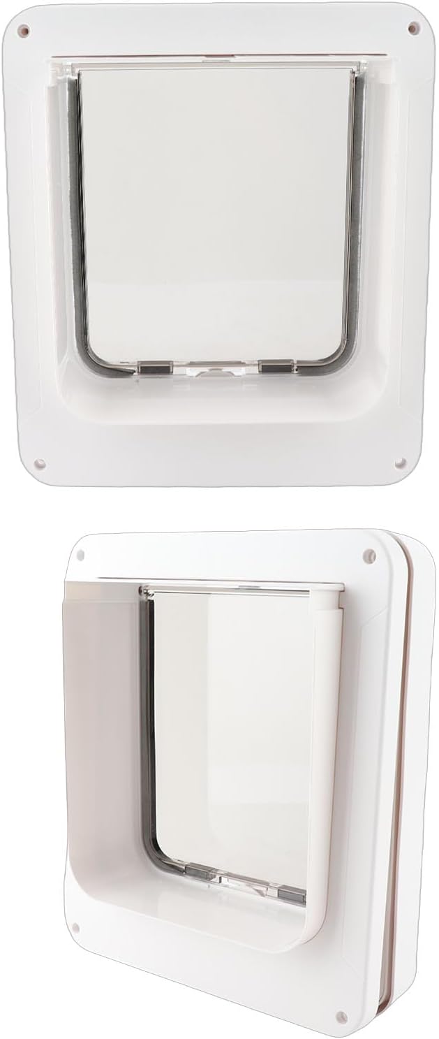 Smart Cat Door, Automatic Sensing with Collar Activated Pet Door for Home Indoor Use
