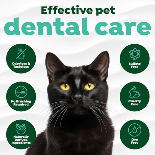 TropiClean Fresh Breath Cat Dental Water Additive, + UTI Support, 16oz
