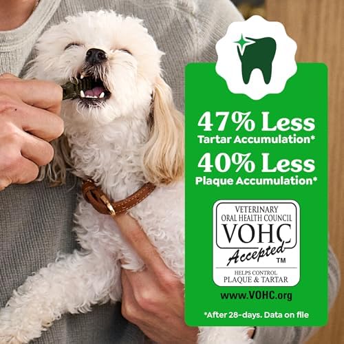 Greenies Petite Natural Dental Dog Treats, Original Flavor, 30 Count