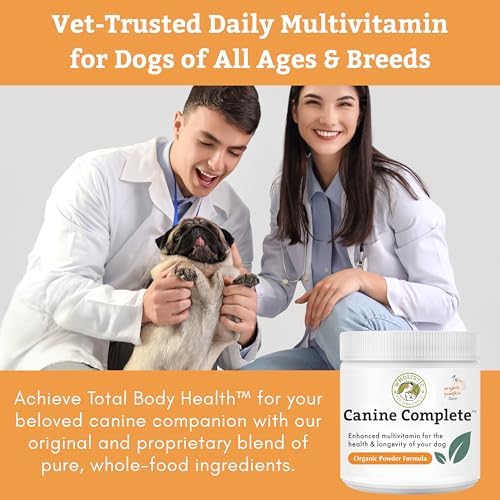 Organic Dog Vitamins with Organic Pumpkin Protein, 8 oz, 22 Scoops