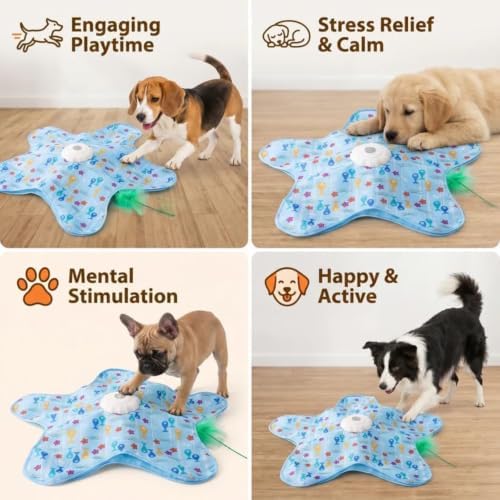 HuntingFun Dog Pro – Rechargeable Automatic Dog Toy, Interactive Toys for Indoor Cats (Style2)