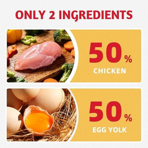 Just Try Chicken Egg Yolk Cats & Dogs Food Toppers, 4.23 oz