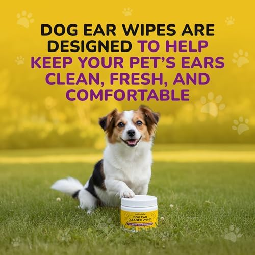 Dog Ear Cleaner Wipes - Cleaning Wipes for Puppies