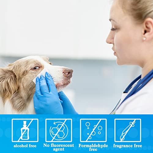 Treela 10 Pack Dog Pet Wipes, 80 Count Paws Body, Unscented