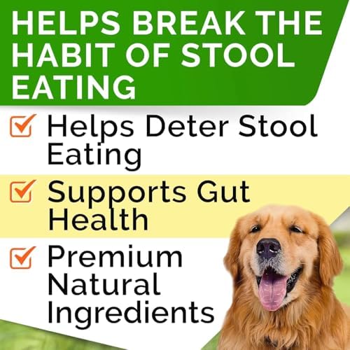 STRELLALAB No Poo Chews for Dogs - Coprophagia Deterrent
